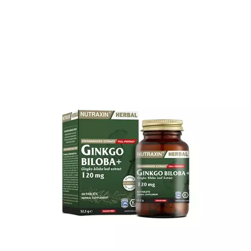 Nutraxin Ginkgo Biloba 60 Tablet - 1