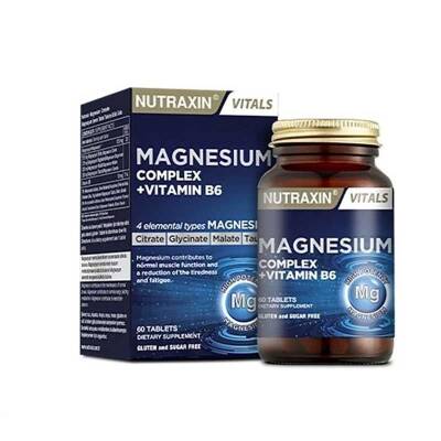 Nutraxin Magnesium Complex Vitamin B6 60 Tablet - Nutraxin