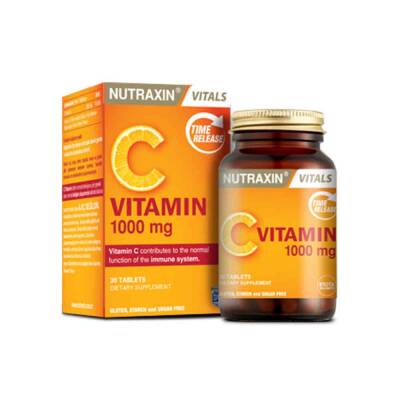 Nutraxin Vitamin C 1000 mg 30 Tablet - Nutraxin