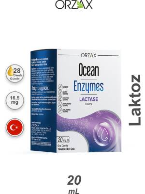 Ocean Enzymes Lactase Damla 20 ml - Orzax Ocean