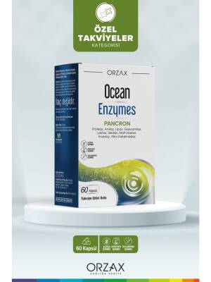 Ocean Enzymes Pancron 60 Kapsül - Orzax Ocean
