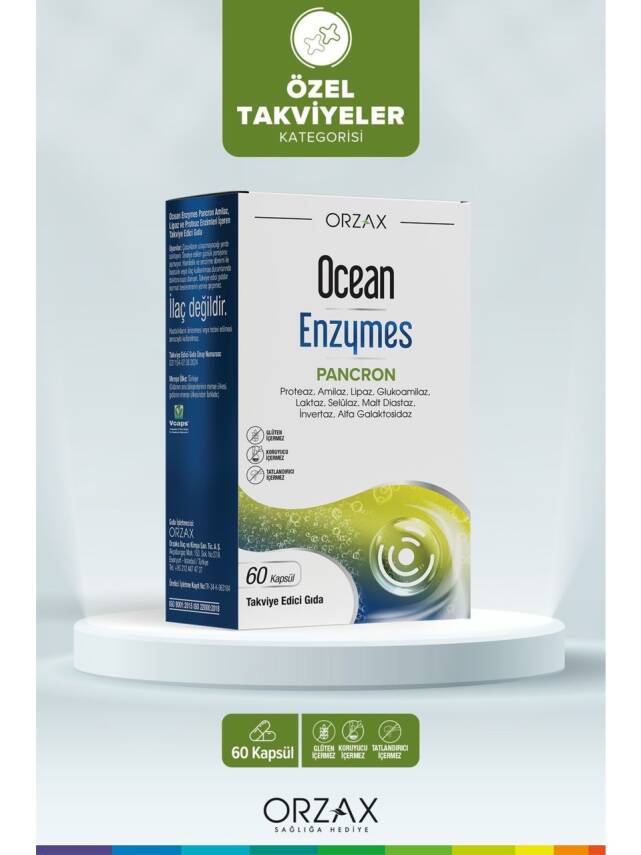 Ocean Enzymes Pancron 60 Kapsül - 1