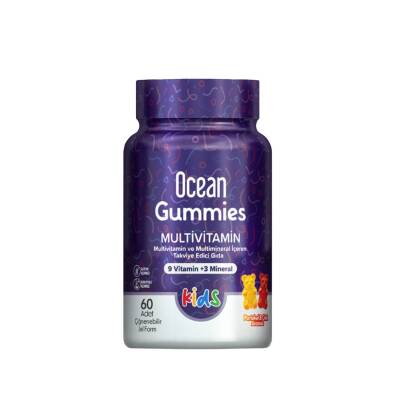 Ocean Gummies Multivitamin 60 Çiğnenebilir Jel Form - Orzax Ocean