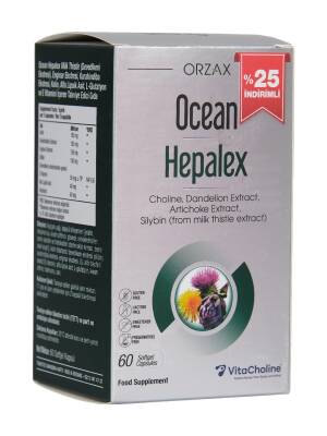 Ocean Hepalex 60 Kapsül %25 İndirimli - Orzax Ocean