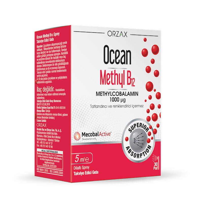 Ocean Methyl B12 Sprey 1000 mg 5 ml - 1