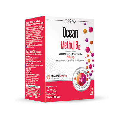 Ocean Methyl B12 Sprey 500 mcg 5 ml - Orzax Ocean