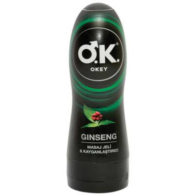 Okey Masaj Jeli & Kayganlaştırıcı Jel Ginseng 200 ml - Okey