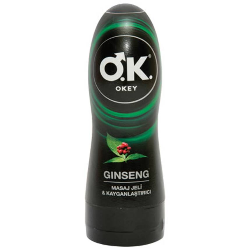 Okey Masaj Jeli & Kayganlaştırıcı Jel Ginseng 200 ml - 1