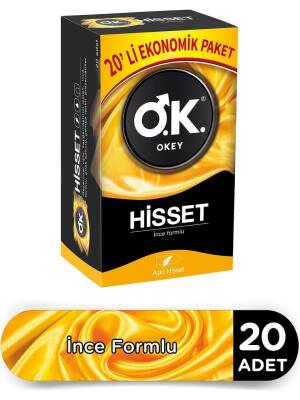 Okey Prezervatif Hisset 20li - Ekonomik - Okey