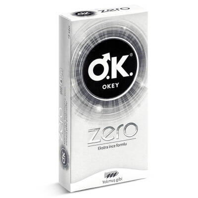 Okey Prezervatif Zero Ekstra İnce Formlu 10lu - Okey