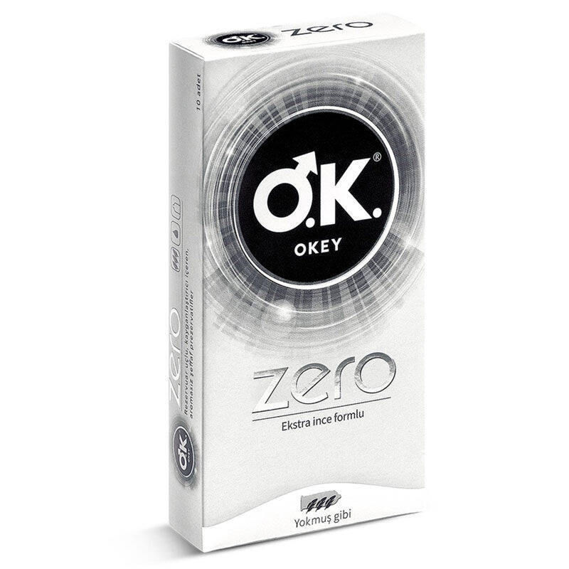 Okey Prezervatif Zero Ekstra İnce Formlu 10lu - 1