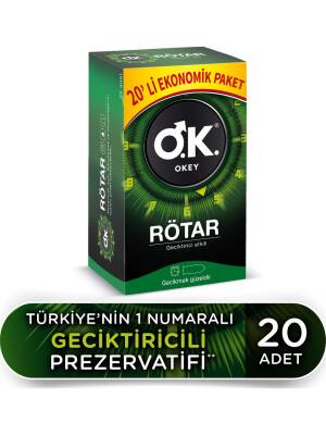 Okey Rötar Prezervatif Ekonomik 20li - Okey