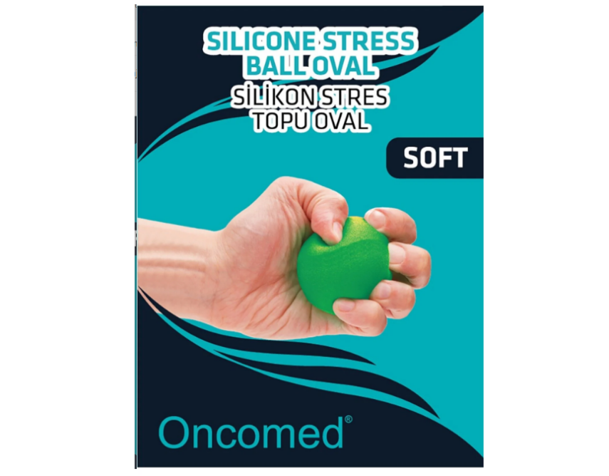 Oncomed El Egzersiz Stres Topu Silikon Yeşil - 1