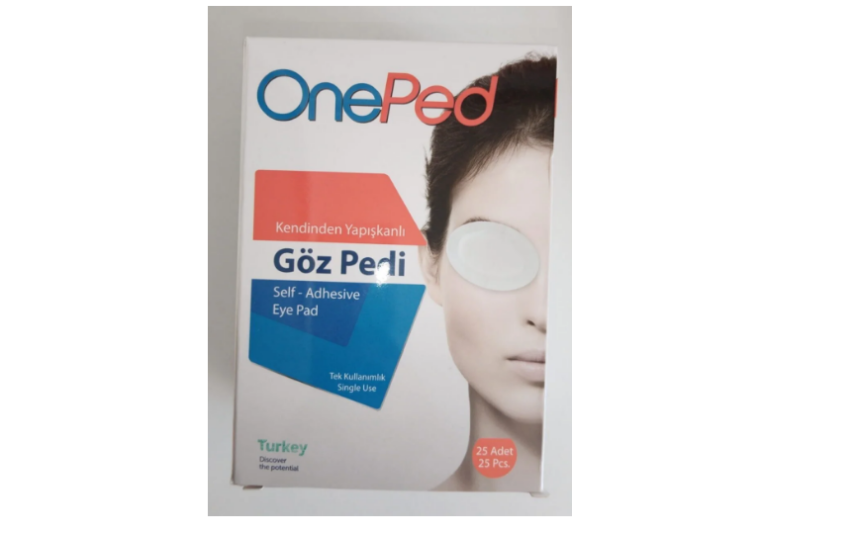 One Ped Kendinden Yapışkanlı Steril Göz Pedi 25'li - 1