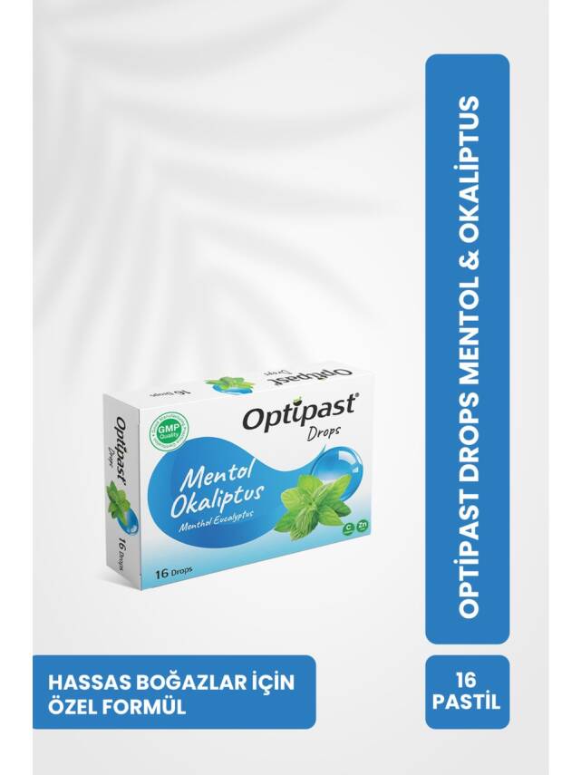 Optipast Drops Mentol & Okaliptus 16 Pastil - 1