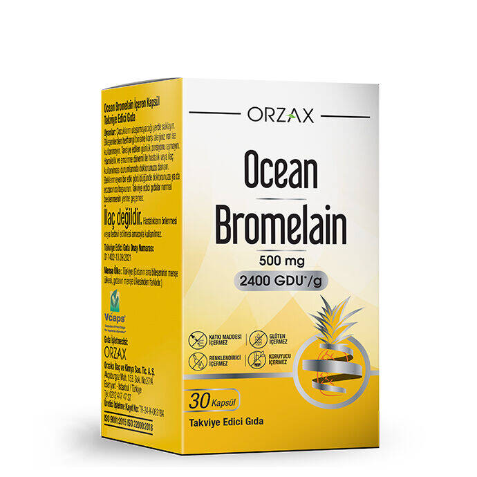 Orzax Ocean Bromelain 30 Kapsül - 1