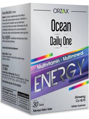 Orzax Ocean Daily One Energy 30 Tablet - Orzax Ocean