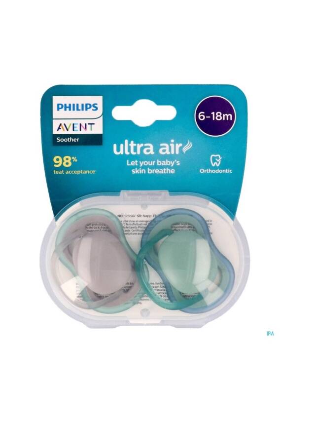 Philips Avent SCF085/16 Ultra Air 6-18 Ay 2'li Emzik - 1
