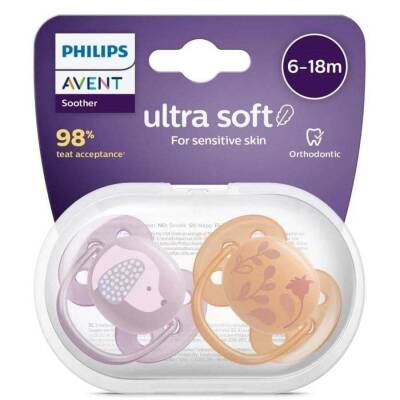 Philips Avent Scf091/18 Ultra Soft 6-18 Kız Emzik - Philips Avent