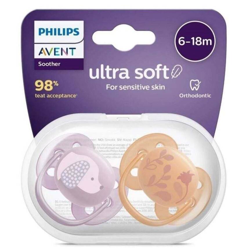Philips Avent Scf091/18 Ultra Soft 6-18 Kız Emzik - 1