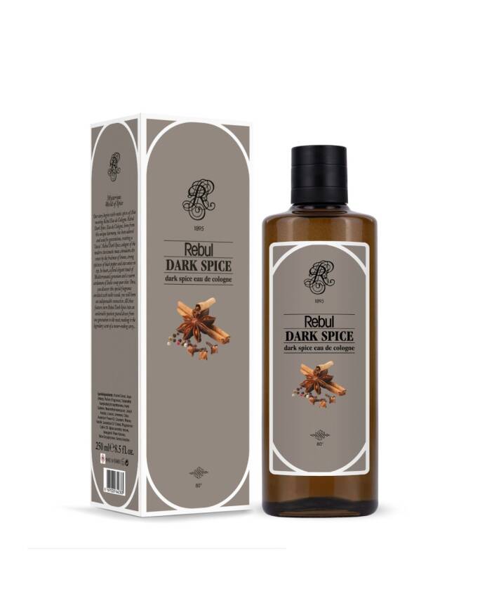 Rebul Dark Spice Kolonya Cam Şişe 250 ml - 1
