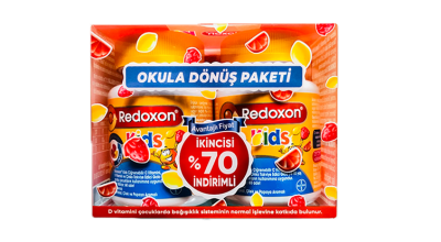 Redoxon Kids 60 Çiğneme Tableti 2'li Avantaj Paket - İkincisi %70 İndirimli - redoxon