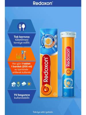 Redoxon 3'lü Etki 15 Efervesan Tablet - redoxon