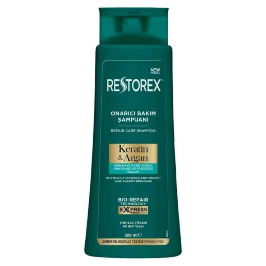 Restorex Keratin ve Argan Onarıcı Şampuan 500 ml - 1