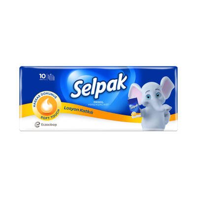 Selpak Losyonlu Mendil 10'lu - 10 Adet - Selpak