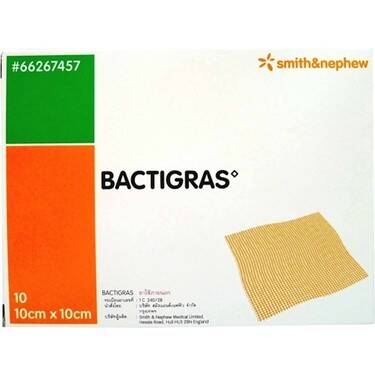 Smith & Nephew Bactigras Parafinli Gazlı Bez 10x10 cm - 1