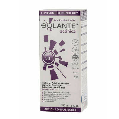 Solante Actinica 50 Faktör Güneş Losyonu 150 ml - Solante