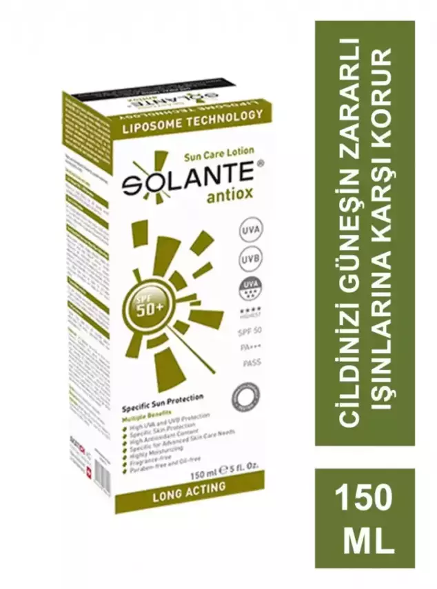 Solante Antiox Sun Care Losyon SPF50 150 ml - 1