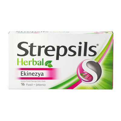 Strepsils Herbal Ekinezya 16 Pastil - Strepsils