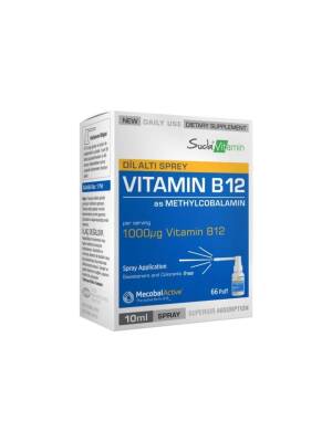 Suda Vitamin B12 Dil Altı Spreyi 10 ml - Suda Vitamin