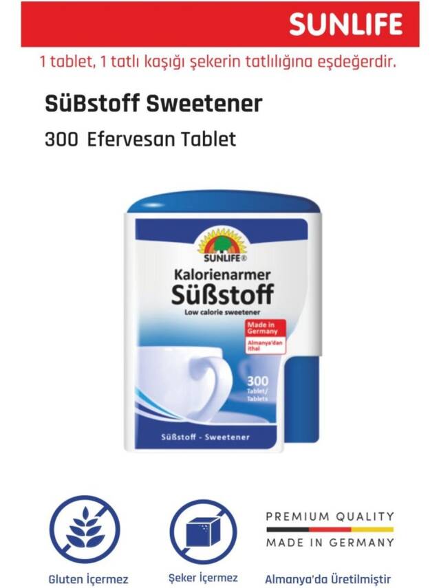 Sunlife Substoff Tatlandırıcı 300 Tablet - 1