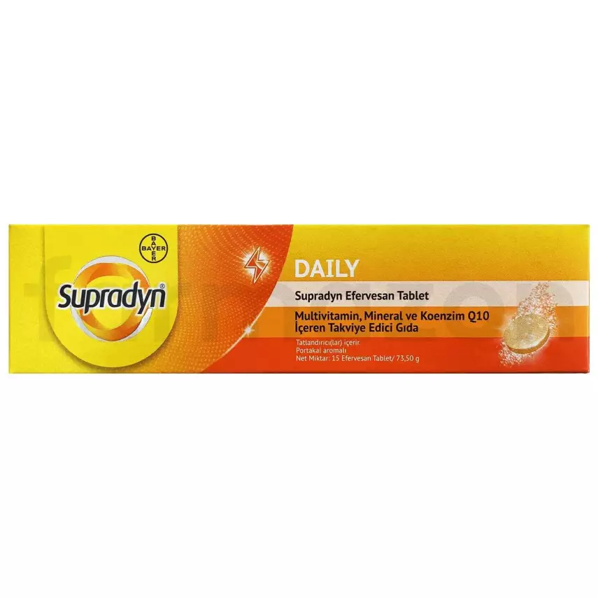 Supradyn Koenzim Q10 15 Efervesan Tablet - 1