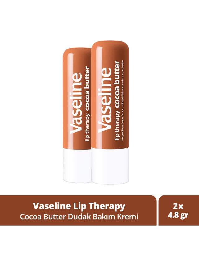 Vaseline Cocoa Dudak Bakım Kremi ve Dudak Parlatıcısı 4.8 gr - 1