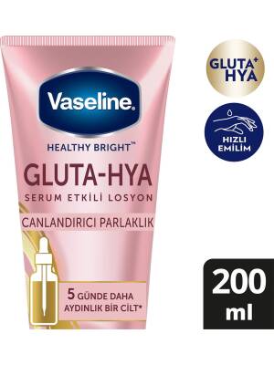 Vaseline Gluta Hya Serum Etkili Losyon Canlandırıcı Parlaklık 200 ml - Vaseline