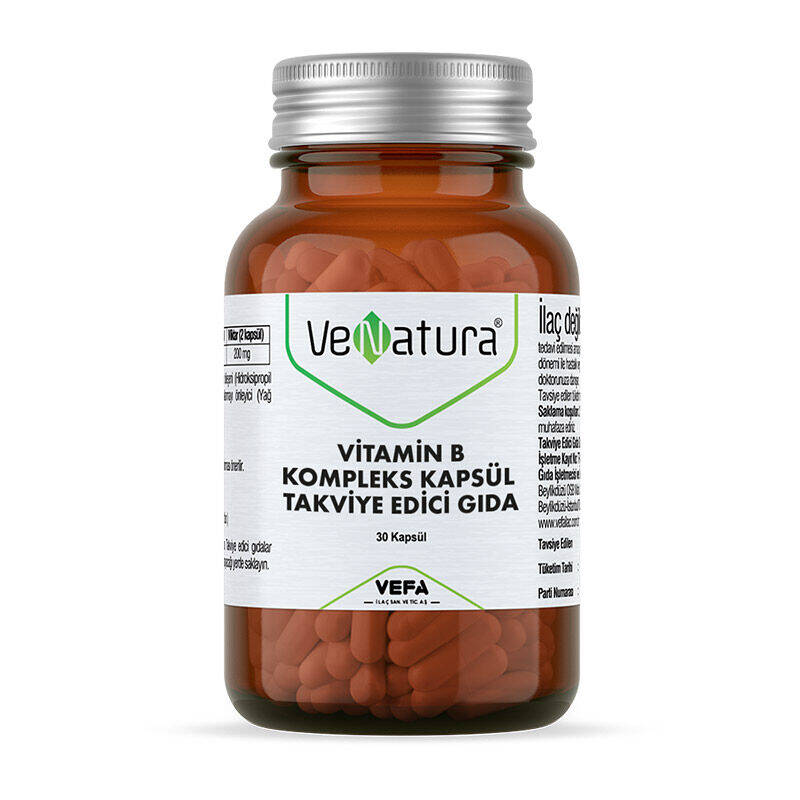 Venatura Vitamin B Kompleks 30 Kapsül - 1