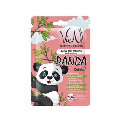 Vien Kağıt Yüz Maskesi Panda Desenli Pro B5 25 gr - Vien Natural