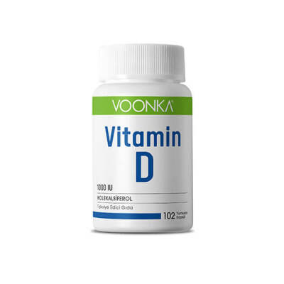 Voonka Vitamin D 102 Yumuşak Kapsül - Eski Ambalaj - Voonka