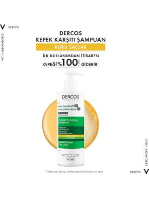 Wichy Dercos Anti Dandruf Kuru Saç Kepeğe Karşı 390 ml (200 ML fiyatına ) - Vichy