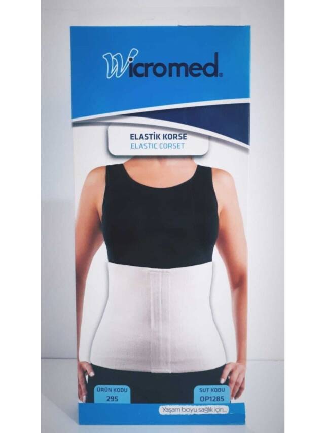 Wicromed Cırtlı Elastik Yün Korse Small No:1 - 1