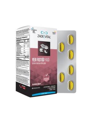 Zade Vital 60 Yumuşak Kapsül Yer Fıstığı Yağı - Zade Vital