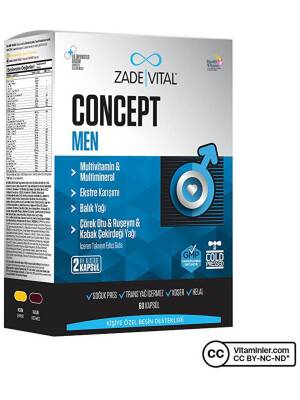 Zade Vital Concept Men 60 Kapsül - Zade Vital