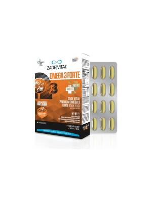 Zade Vital Omega 3 Forte 40 Yumuşak Kapsül - Zade Vital