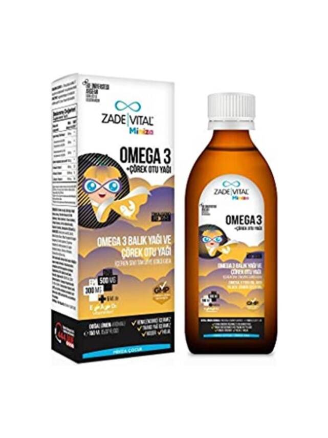 Zade Vital Omega + Çörek Otu Yağı 150 ml - 1