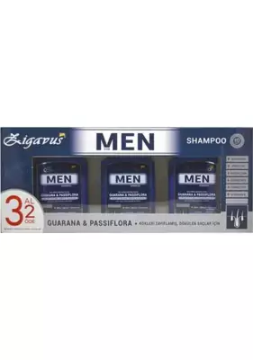 Zigavus For Men Guarana & Passiflora Şampuan 300 ml - 3 Al 2 Öde - 1